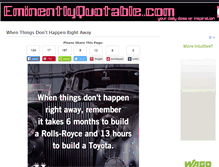 Tablet Screenshot of eminentlyquotable.com